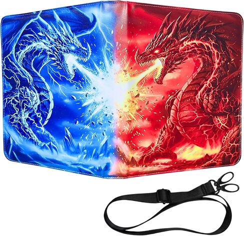 Card Card Binder 9 Pocket مع 50 جيبًا قابلاً للإزالة ، و 900 كتاب بطاقات تداول لـ CCG ، و TCG ، و MTG ، وتخزين البطاقات الرياضية ، وهدايا الألعاب للبنين والبنات الذين تتراوح أعمارهم بين 3-14 عامًا in Kuwait