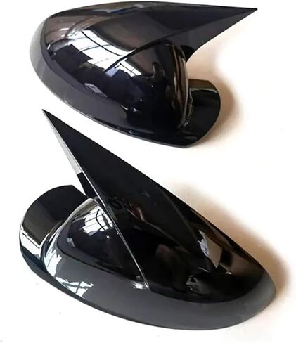 غطاء مرآة الجناح لـ Buick for Regal 2008 2009 2010 2012 2014 2016 غطاء مرآة جانبية للرؤية الخلفية غطاء الجناح غطاء الباب الخارجي غطاء ملصق غطاء أغطية مرايا جانبية (اللون: أسود ساطع) in Kuwait