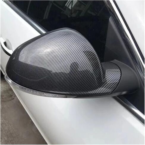 غطاء مرآة الجناح لـ Buick for Regal 2008 2009 2010 2012 2014 2016 غطاء مرآة جانبية للرؤية الخلفية غطاء الجناح غطاء الباب الخارجي غطاء ملصق غطاء أغطية مرايا جانبية (اللون: أسود ساطع) in Kuwait