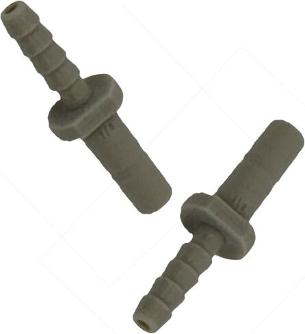 NeoFit Acetal Copolymer Stem Fitting with 1/4" Stem x 1/4" Barb for Straight Line Connection of Pipes and Tubes, Durable Plastic Construction by Neo-Pure (Gray) in Kuwait