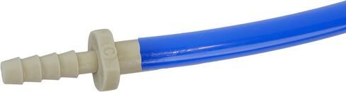 NeoFit Acetal Copolymer Stem Fitting with 1/4" Stem x 1/4" Barb for Straight Line Connection of Pipes and Tubes, Durable Plastic Construction by Neo-Pure (Gray) in Kuwait