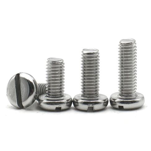 A2-70 304 الفولاذ المقاوم للصدأ M2.5 M3 4/5/-6-30 مم مشقوق فتحة رأس مستديرة عمود الجبن برغي بولت 50 قطعة (25 مم، M2.5 (50 قطعة)) in Saudi Arabia