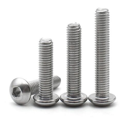 M5 5/6/7-100MM 304 Stainless Steel Round Pan Head Socket Screw Head Allen Bolts 20Pcs(45mm) in Saudi Arabia