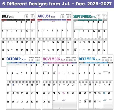 2026 Large Wall Calendar - 2026 Large Calendar, 2026 Wall Calendars, Jan. 2026 - Dec. 2026, Big Calendars 2026, 12 Months Jumbo Large Print 2026 Calendar, 14.7'' x 11.6''(Close)/14.7'' x 23.2''(Open), Twin-Wire Binding in Saudi Arabia