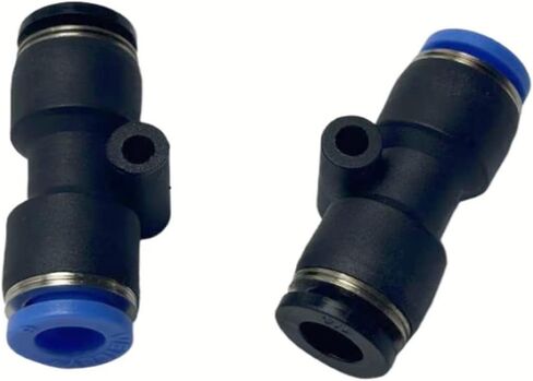 PNEUMATIC Push to Connect Straight 1/4 inch Tube OD x 6MM OD Straight Reducer Connector,Tube Fitting Push Connector PG1/4-6(Pack of 10) in Saudi Arabia