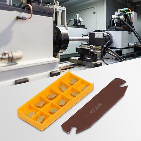 حامل أداة فراق القطع المخرطة SPB326 مع 10 قطع من الكربيد GTN-3 SP300 لتصنيع المعادن باستخدام الحاسب الآلي والفولاذ شبه النهائي in Kuwait