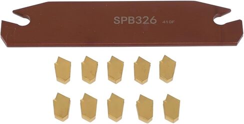 حامل أداة فراق القطع المخرطة SPB326 مع 10 قطع من الكربيد GTN-3 SP300 لتصنيع المعادن باستخدام الحاسب الآلي والفولاذ شبه النهائي in Kuwait