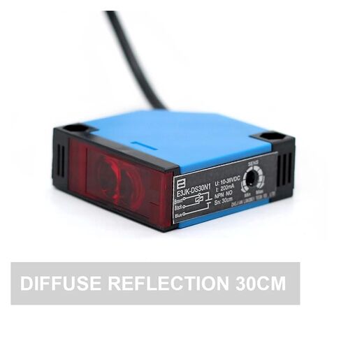 30 سم 50 سم انعكاس منتشر E3JK مستشعر كهروضوئي مفتاح القرب DC AC 5-Wire Relay Output 12-250V NPN/PNP الترانزستور (-Ds30-300mm، AC-DC Dark-ON) in Kuwait