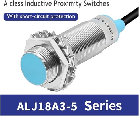 الفئة أ مفتاح القرب الاستقرائي ALJ18A3-5 سلسلة تأثير القرب التبديل الاستشعار NPN PNP NO 3-Wire in Kuwait