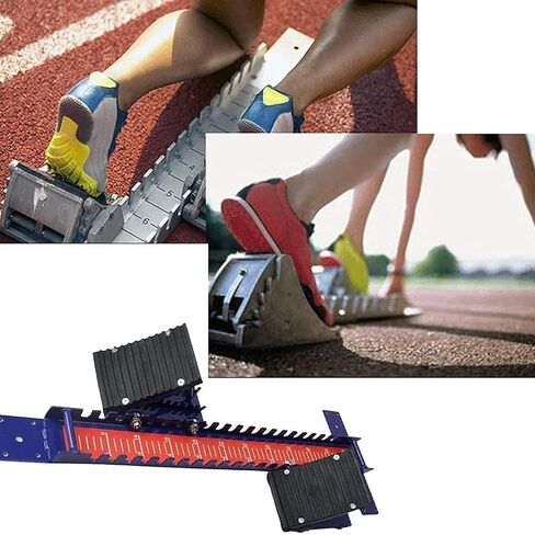 Competition Athletics Track Starting Block Enhanced Grip & Standard Pedals for Intense Training in Kuwait