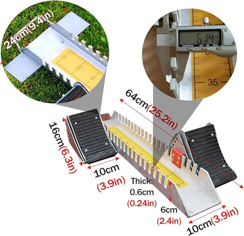 Track & Field Starters Starting Blocks for Sprinting, Lightning Track & Field Starters for Plastic Runway Cinder Track, 6 Angle Adjustable Sprinting Pedals, 6mm Thick Aluminum Alloy in Kuwait