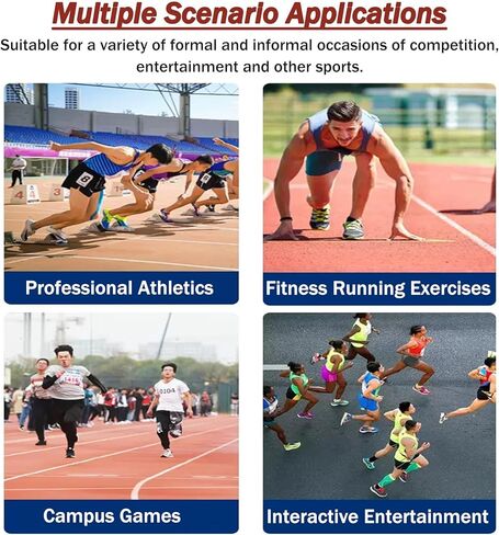 Track & Field Starting Blocks Portable, Adjustable 6 Angle Sprinting Equipment for Professional Athletics and Fitness Running Exercises, Durable Aluminum Design in Kuwait