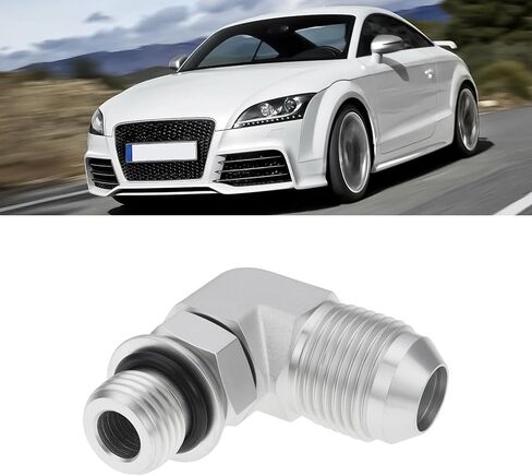 2Pcs 1/2" JIC Male x 3/8" ORB Male Hydraulic Hose Fittings 6801-08-06 90 Degree Elbow for Automobiles Manufacturing Agriculture in Saudi Arabia
