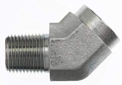 5503-12-12 تركيب هيدروليكي 3/4 "أنبوب ذكر X 3/4" أنبوب أنثى 45 درجة من الفولاذ الكربوني in Saudi Arabia