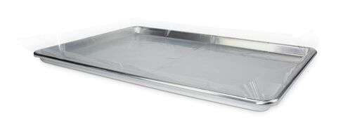 PanSaver Clear Sheet Pan Liners for Easy Clean Up - 500 pcs Disposable Buffet Pan Liners, Ovenable up to 400F (Bun Sheet Pan - 20.5 x 28.5 IN) in Kuwait
