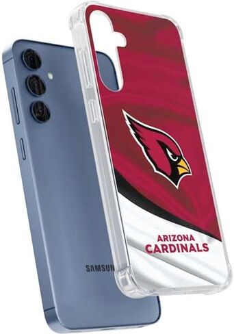 حافظة هاتف Skinit الشفافة متوافقة مع هاتف Galaxy S24 - تصميم مرخص رسميًا من NFL Arizona Cardinals in Saudi Arabia