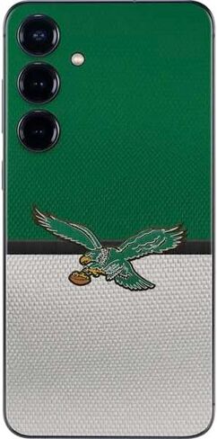 Skinit Decal Phone Skin Compatible with Galaxy S25 Plus - Officially Licensed NFL Philadelphia Eagles Camo Design in Saudi Arabia