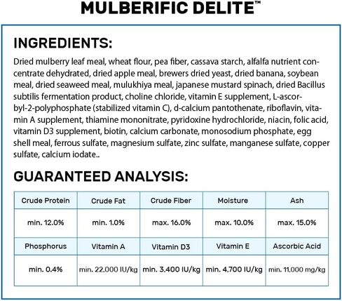 Hikari Mulberific Delite Tortoise Food & Iguana/Herbivorous Lizard Probiotic Pellets (650g) in Saudi Arabia
