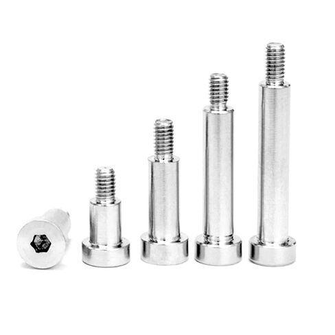 1/10pcs M2 M2.5 M3 M4 M5 M6 M8 M10 M12 304 Stainless Steel Hex Hexagon Socket Cap Allen Head Shoulder Roller Bearing Stuff Screw 1Pc 10-M8 18mm in Saudi Arabia