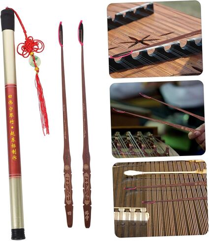 HANABASS 2Pcs Ebony Dulcimer Sticks Professional Yangqin Accessories for Enhanced Sound and Performance Durable and Comfortable for Beginners and in Saudi Arabia