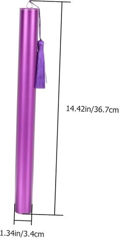 Vaguelly Dulcimer Storage Tube Holder Portable Yangqin Accessory Capacity Pitch Pipe Case for Dulcimer Construction Smooth Edges for Outdoor Use in Saudi Arabia