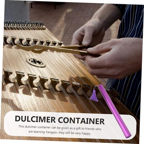 Vaguelly Dulcimer Storage Tube Holder Portable Yangqin Accessory Capacity Pitch Pipe Case for Dulcimer Construction Smooth Edges for Outdoor Use in Saudi Arabia