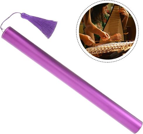 Vaguelly Dulcimer Storage Tube Holder Portable Yangqin Accessory Capacity Pitch Pipe Case for Dulcimer Construction Smooth Edges for Outdoor Use in Saudi Arabia