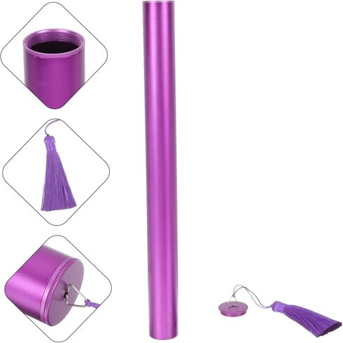 Vaguelly Dulcimer Storage Tube Holder Portable Yangqin Accessory Capacity Pitch Pipe Case for Dulcimer Construction Smooth Edges for Outdoor Use in Saudi Arabia