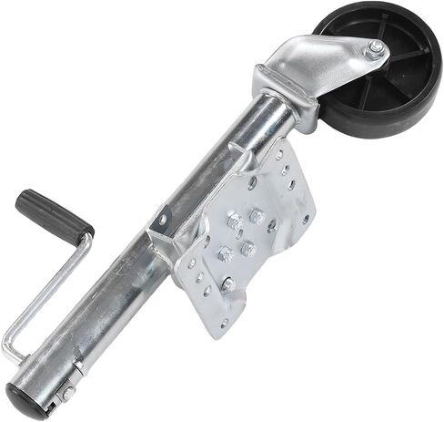 Keenso 1000 lbs Trailer Jack, Heavy Duty Swivel Boat Trailer Jack with 360 Degree Wheel, 10 Inch Lift, on Tongue, for RV Horse Utility in Saudi Arabia