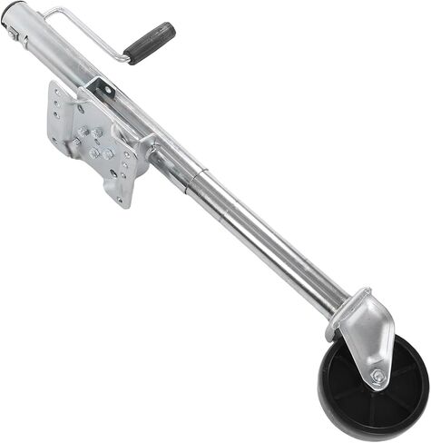 Keenso 1000 lbs Trailer Jack, Heavy Duty Swivel Boat Trailer Jack with 360 Degree Wheel, 10 Inch Lift, on Tongue, for RV Horse Utility in Saudi Arabia