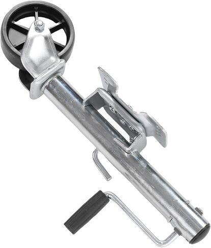 Keenso 1000 lbs Trailer Jack, Heavy Duty Swivel Boat Trailer Jack with 360 Degree Wheel, 10 Inch Lift, on Tongue, for RV Horse Utility in Saudi Arabia
