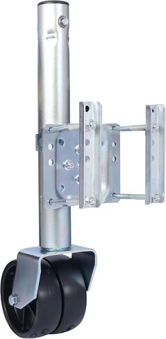 Gecheer 1500 lb Dual-Wheel Trailer Tongue Jack with 12-Inch Lift, Swivel Mount, Galvanized Steel, Fits Boats RVs and Utility Trailers in Kuwait