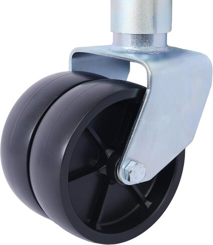 Gecheer 1500 lb Dual-Wheel Trailer Tongue Jack with 12-Inch Lift, Swivel Mount, Galvanized Steel, Fits Boats RVs and Utility Trailers in Kuwait