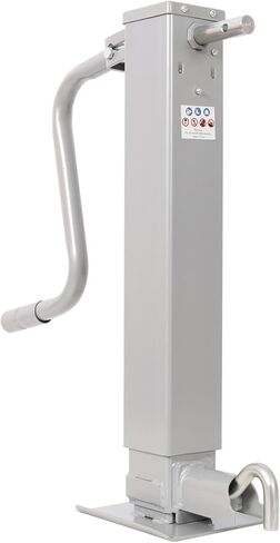 Weld on Trailer Jack, 12,000 Capacity, Sidewind Crank, No Mount Square Jack Tube,26 Inch Travel, Heavy-Duty Square Tube, in Kuwait