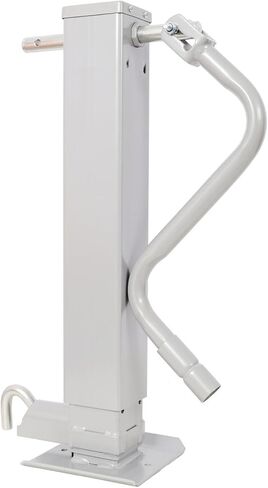 Weld on Trailer Jack, 12,000 Capacity, Sidewind Crank, No Mount Square Jack Tube,26 Inch Travel, Heavy-Duty Square Tube, in Kuwait