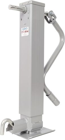Weld on Trailer Jack, 12,000 Capacity, Sidewind Crank, No Mount Square Jack Tube,26 Inch Travel, Heavy-Duty Square Tube, in Kuwait