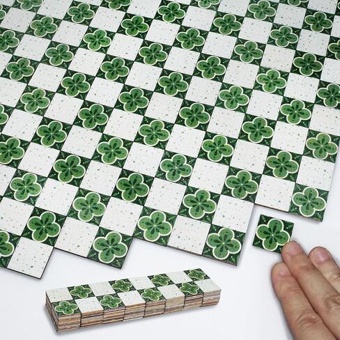 بلاط أرضيات الدمى في 1/12 1/6 إكسسوارات ديكور مصغرة 32pcs على الوجهين in Kuwait