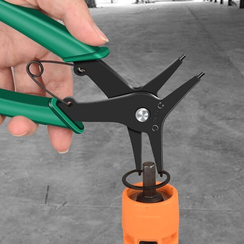 Snap Ring Pliers, 2 in 1 High Carbon Steel Hand Tool with Wide Opening, Small 2mm and Large 24mm Opening, for Repair Maintenance in Saudi Arabia