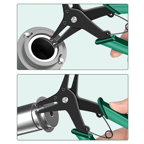 Snap Ring Pliers, 2 in 1 High Carbon Steel Hand Tool with Wide Opening, Small 2mm and Large 24mm Opening, for Repair Maintenance in Saudi Arabia