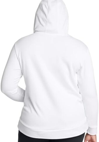 Under Armour Womens Armour Fleece® Big Logo Hoodie, White/Black, 1X in Saudi Arabia