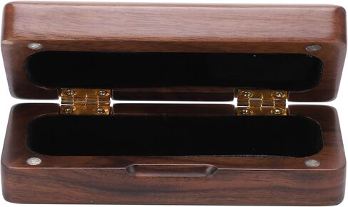 Solid Wood Mouthpiece Case Box Portable Storage for Sax Musical Instrument Accessories (black walnut) in Saudi Arabia