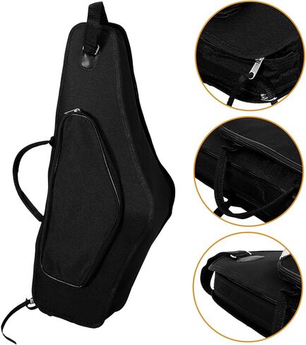 Ipetboom Portable Alto Saxophone Case with Shockproof Storage Container Shoulder Straps and Handle for Easy Carrying Suitable for Adults in Saudi Arabia