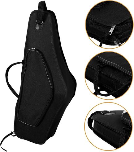 حقيبة تخزين ألتو ساكسفون المحمولة من TIDTALEO مع حزام كتف ومقبض حافظة مضادة للصدمات لأداء البالغين في الهواء الطلق in Kuwait