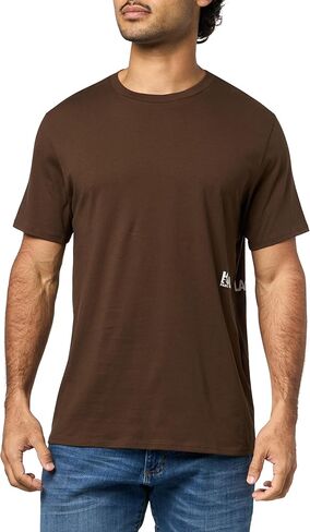 KARL LAGERFELD Men's Crewneck Short Sleeve Graphic Design Relaxed Fit T-Shirt in Saudi Arabia
