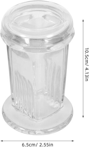 2 قطعة برطمانات تلطيخ زجاجية مع غطاء سعة 5 شرائح خزانات تلطيخ زجاجية عمودية للتجارب المعملية والعلمية in Kuwait