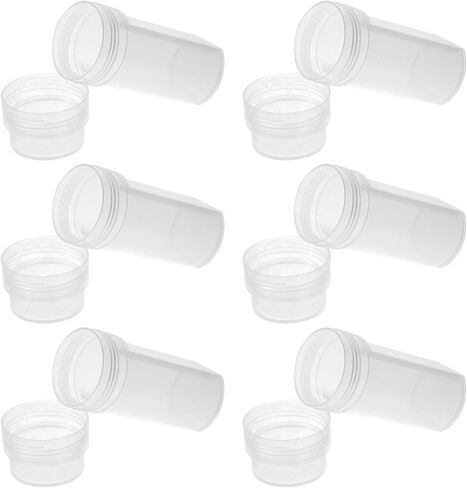FOMIYES 6pcs High Transparency Plastic Slide Staining Jar with 5-compartment Slide Staining Rack for Laboratory Sample Processing, Sturdy Coplin Canisters Suitable for Professional Medical in Saudi Arabia