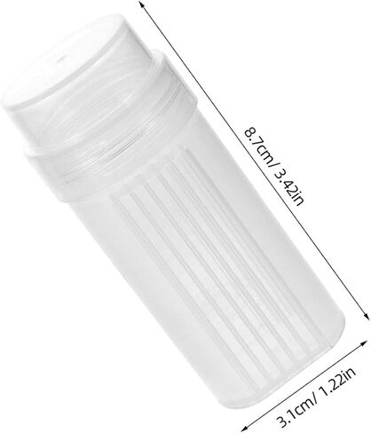 FOMIYES 6pcs High Transparency Plastic Slide Staining Jar with 5-compartment Slide Staining Rack for Laboratory Sample Processing, Sturdy Coplin Canisters Suitable for Professional Medical in Saudi Arabia