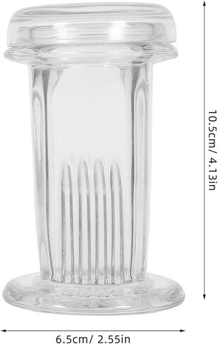 Veemoon 2pcs Glass Slide Staining Jars with Protective Lids 5-slide Capacity Vertical and Horizontal Coplin Laboratory Glass Staining Tanks and Lab Experiments in Saudi Arabia