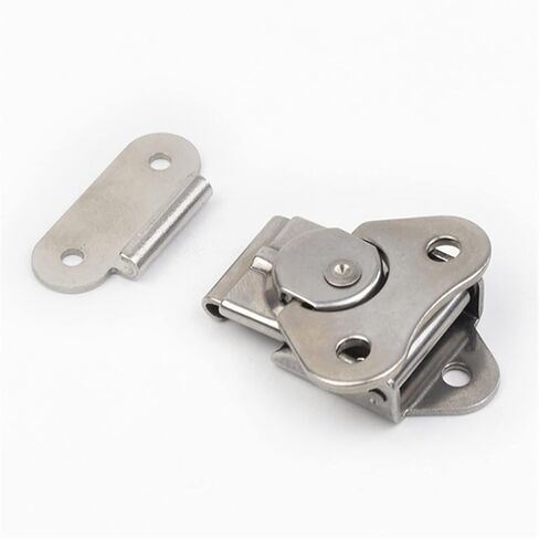 Hardware 304 Stainless Steel Twist Latch Spring Draw Latch Wooden Box Chest Rotary Draw Latch for Case Box 1Pcs in Saudi Arabia