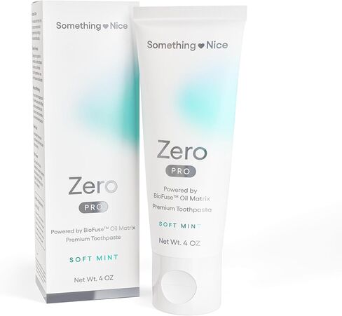 معجون أسنان سمث نايس زيرو برو - معجون أسنان نانو هيدروكسيباتيت 10% خالٍ من الفلورايد مع مصفوفة زيت بيوفيوز، إعادة التمعدن، تبييض وإصلاح المينا للأسنان الحساسة، للبالغين والأطفال، نعناع، ​​4oz in Kuwait